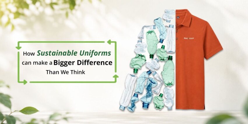 Sustainable uniforms made from recycled materials for modern workplaces