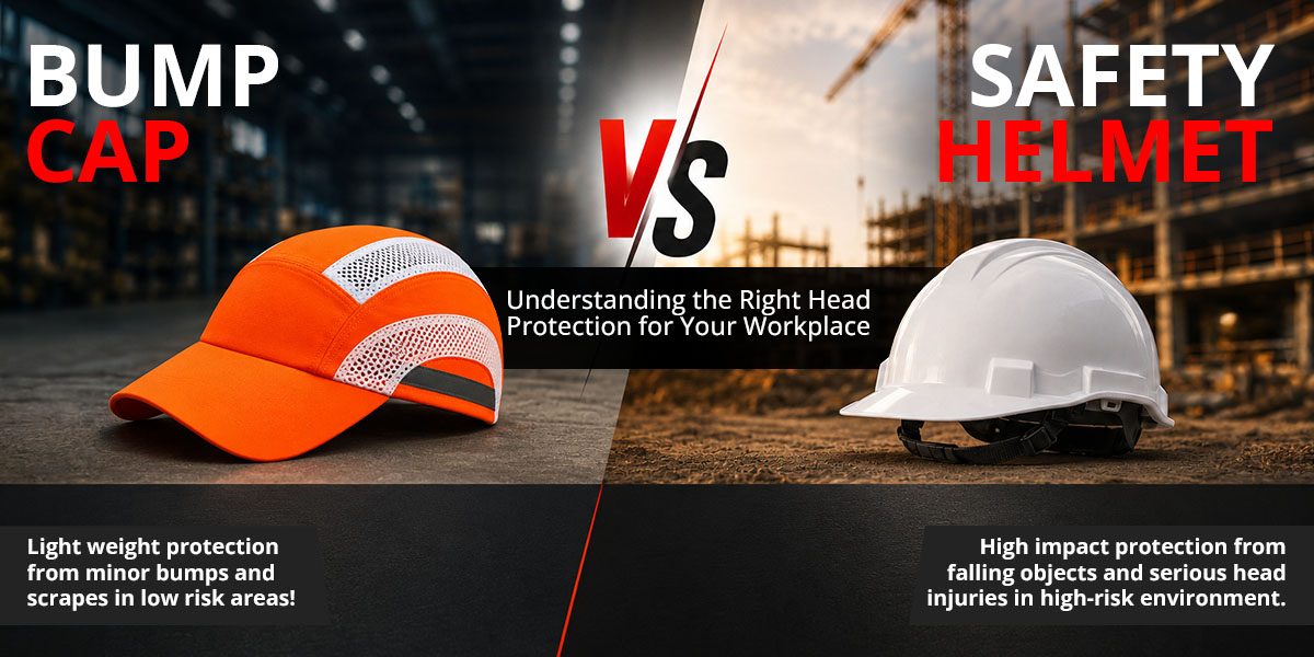 Bump Cap vs Safety Helmet