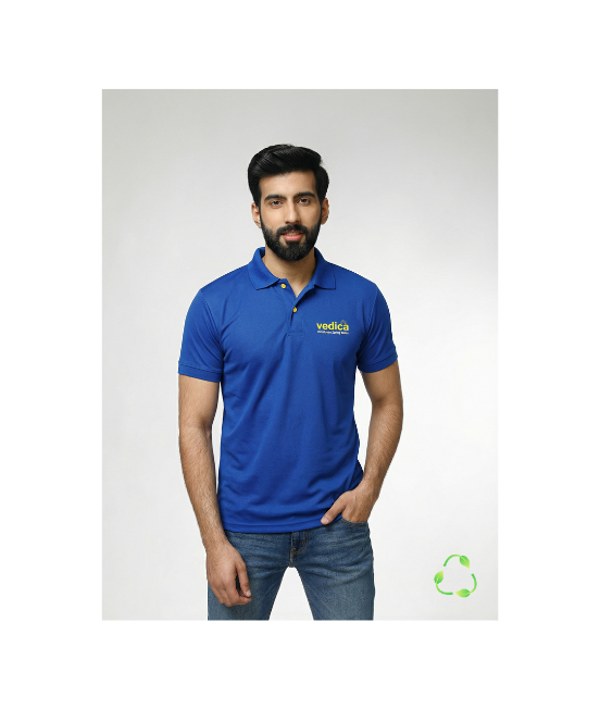 Recocool Powder Blue Polo T Shirt 