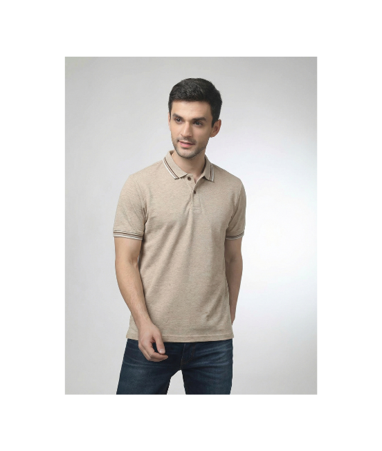 Recoso Beige Polo Shirts 
