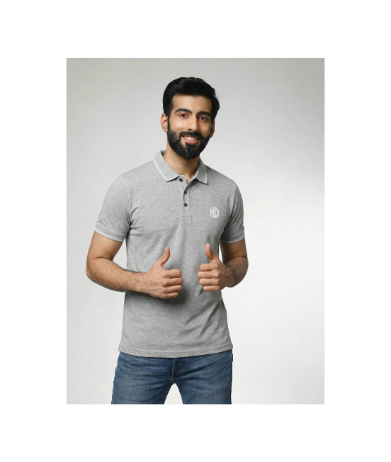 Recoso Light Grey Polo T Shirt