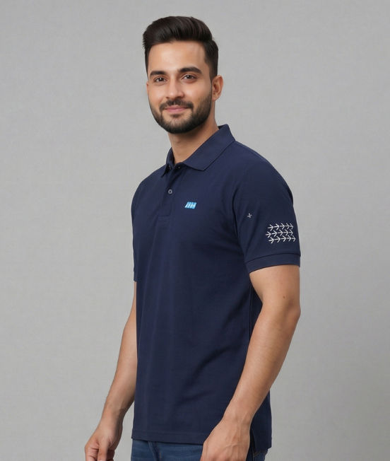 Navy Honeycool Polo