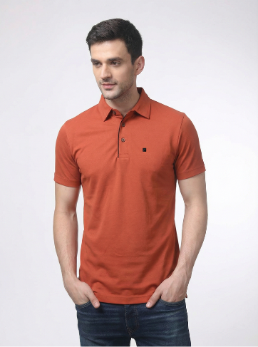 Recocool Brick Red Polo T Shirt 
